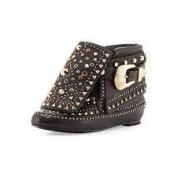 Ivy Kirzhner Adobee Black Studded Booties - Picture 4 of 8